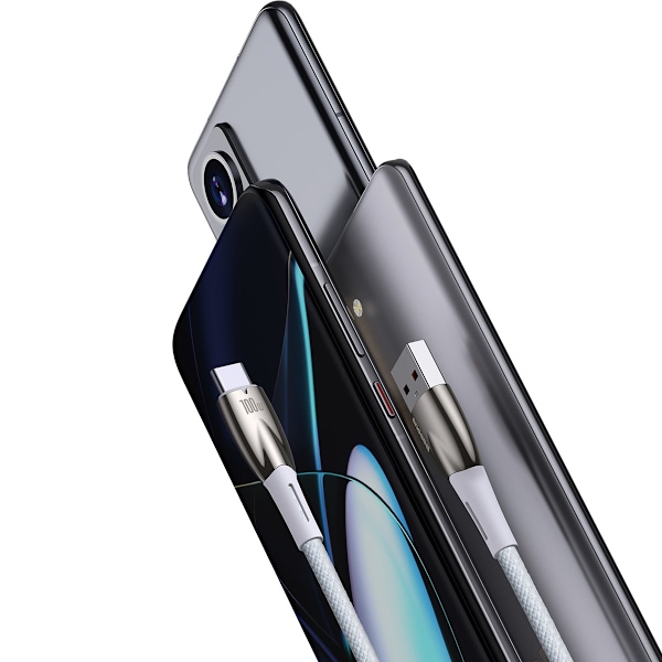 Baseus Glimmer Serie Snabbladdningskabel USB-A till USB-C 100W 4