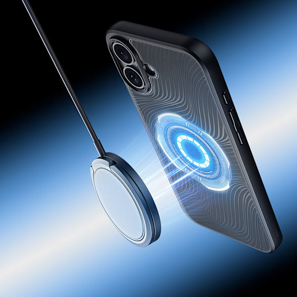 Dux Ducis Aimo MagSafe-skal för iPhone 16 - svart