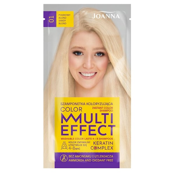 Joanna Multi Effekts Färgschampong 01 Sandblond