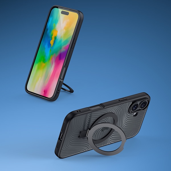 Dux Ducis Aimo Mag Fodral med MagSafe och Stativ för iPhone 16 -