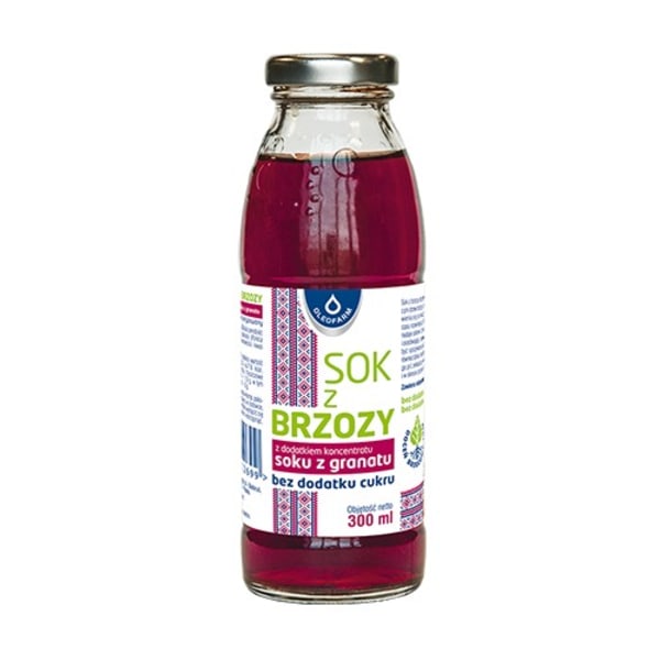 Björkgranatäpplejuice 300 ml - Naturligt sötad utan tillsatt soc