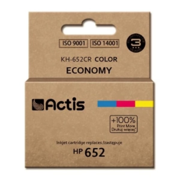 Actis/ Bläck för HP KH-652CR (ersättning för 652 F6V24AE) i färg