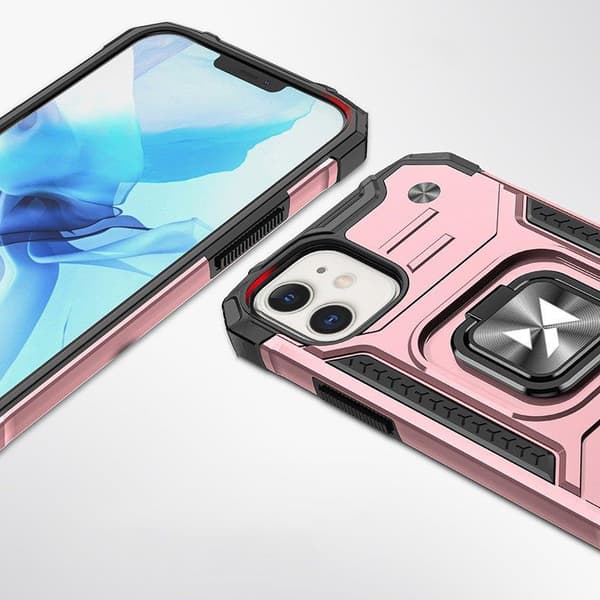 Wozinsky Ring Armor stöttåligt mobilskal iPhone 14 med magnetisk