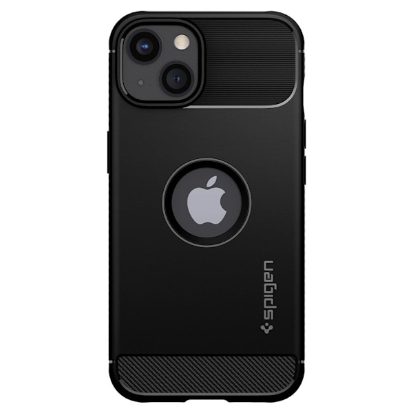 Skyddskal Spigen Rugged Armor för iPhone 13 - matt svart