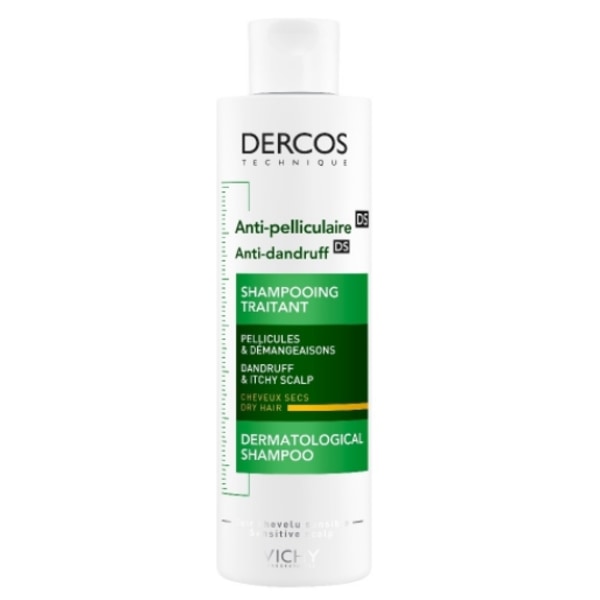 Vichy Dercos Hilseshampoo, rasvainen hiuspohja, 200 ml