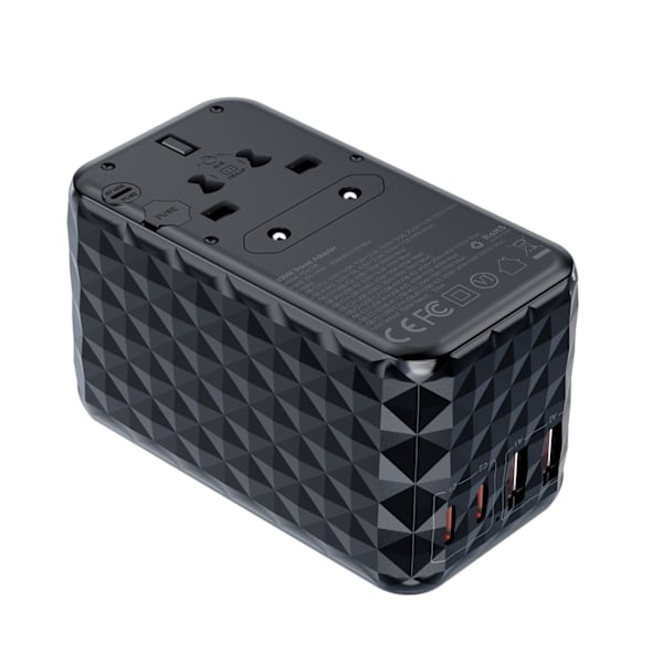 Choetech PD6028 Universal Reseladdningsadapter 100W med 2x USB-C