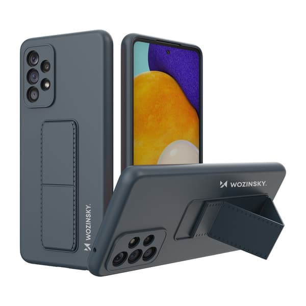 Wozinsky Stödfodral i Silikon med Stativ för Samsung Galaxy A73