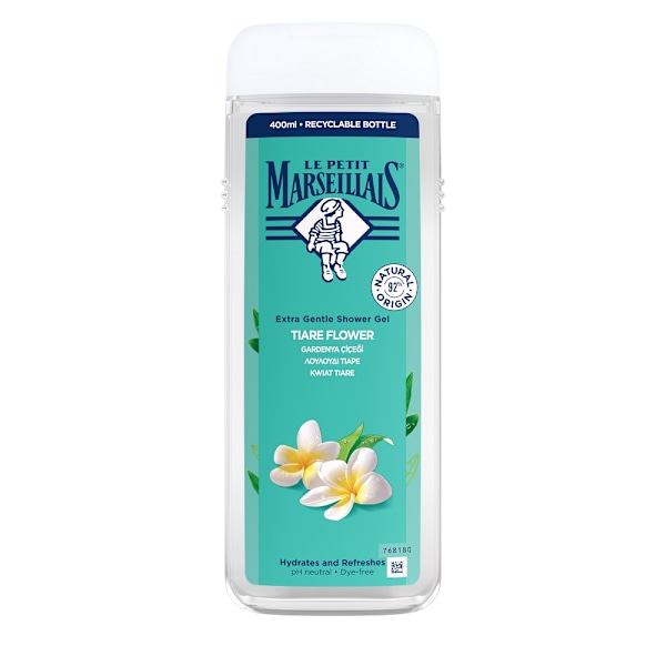 Le Petit Marseillais Krämig Duschgel med Tiareblomma - 400ml