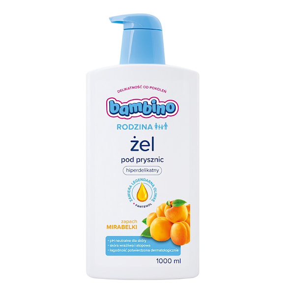 Barn Familj Duschgel/ Mirabelle/ Extra Mjuk Formel/ 1000ml