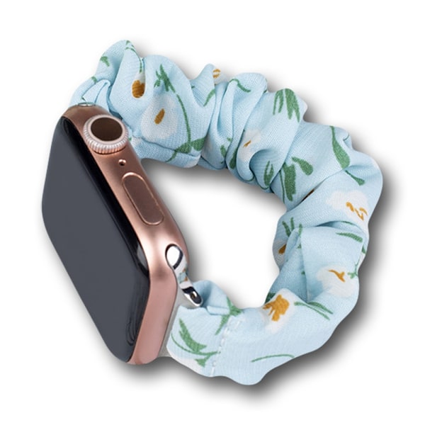 Elastiskt tygarmband för Watch 7/6/5/4/3/2/SE (45/44/42mm)/ blå
