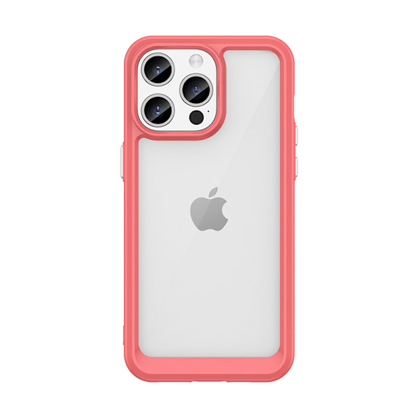 Förstärkt skyddsfodral med flexibel ram för iPhone 15 Pro Outer