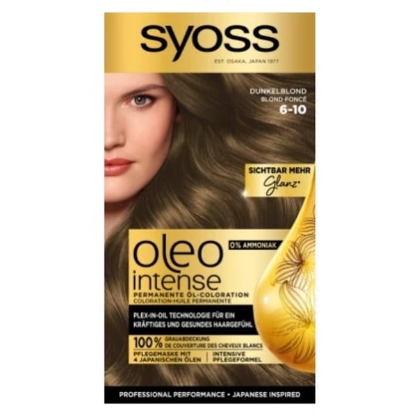 Syoss Mörk Blond Oljeintensiv Hårfärg - Profesionell Färg från T