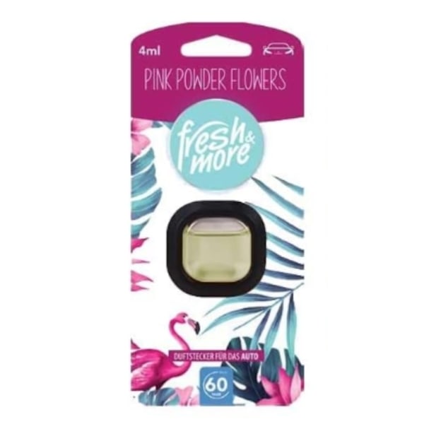 Frisk & Mer Rosa Pulverblommor Bilventildoft/ 4ml