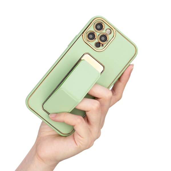 Elegant Grön Stativfodral för iPhone 13 Pro