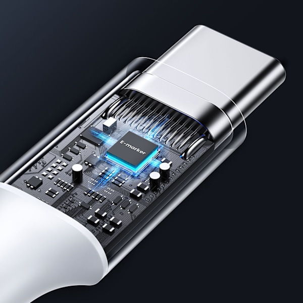 Ugreen USB-C till USB-C Kabel US557/ 100W PD/ 1m - Svart