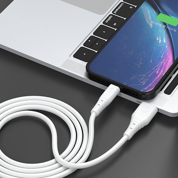 USB-Kabel Dudao USB Typ C 6A 1m Vit (TGL3T)