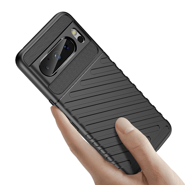 Skyddande Thunder Case-fodral för Google Pixel 8 - Svart