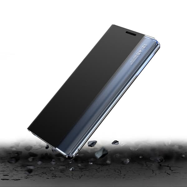 Samsung Galaxy A22 4G Blå Smart Cover Fodral med Fällbart Lock