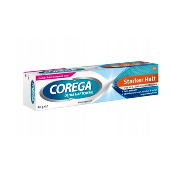 Protesfäste Corega/ 40g - Långvarig komfort och utmärkt fäste he