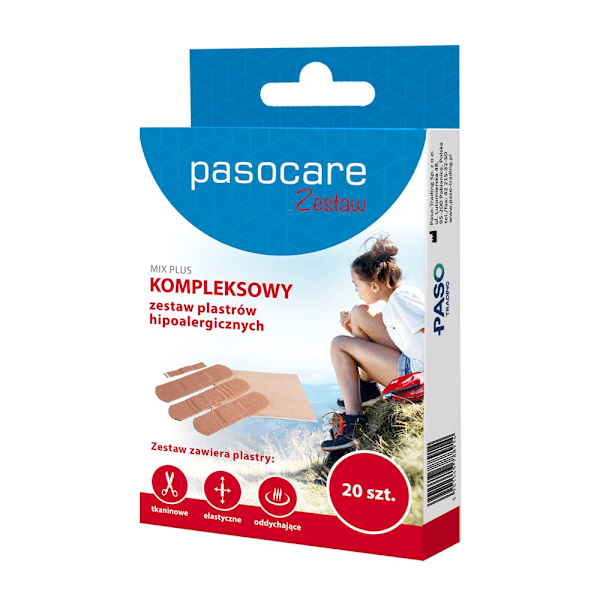 Pasocare/ Plåster Mix Plus/ set/ 20 stycken