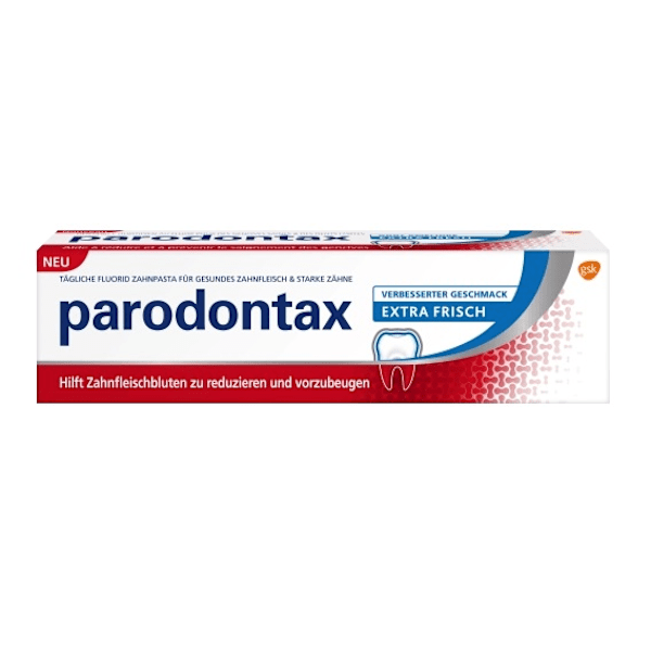 Parodontax Extra Frisk Fluortandkräm - 75 ml - Motverkar och för
