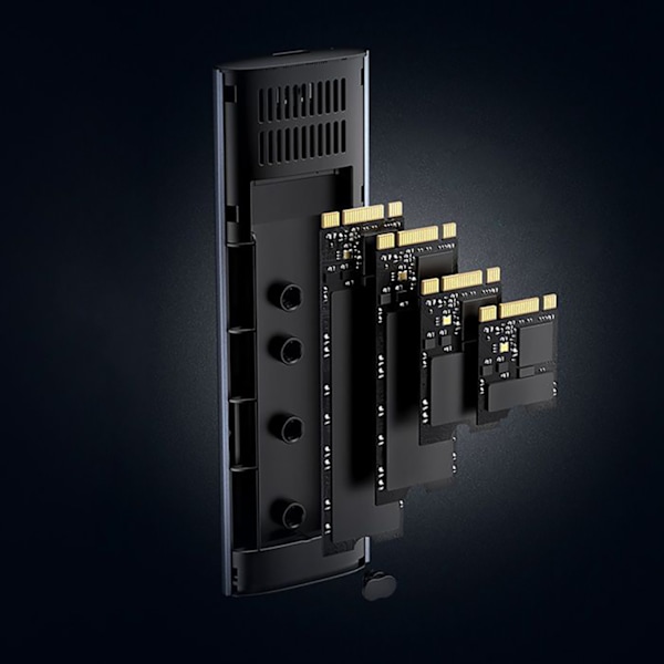 Ugreen CM400 90264 Grå M.2 SSD-fodral med USB-C 3.2-port
