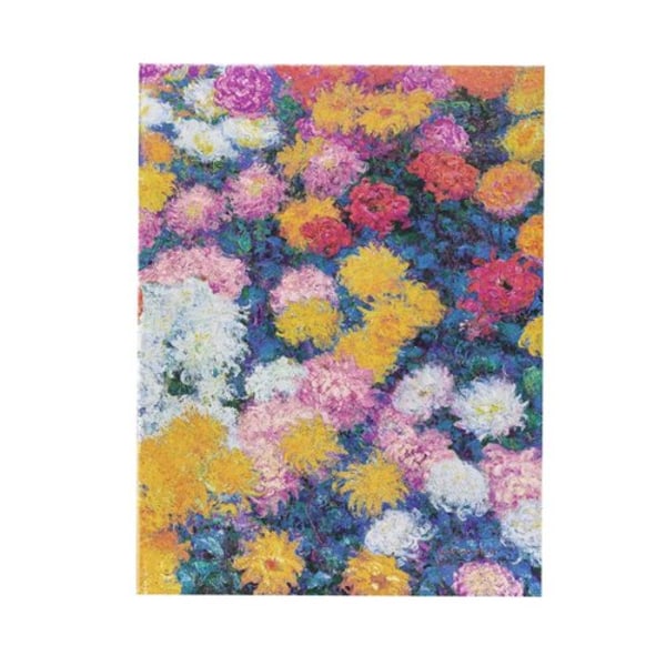 Notesbok i linje Paperblanks Monets Krysantemum Ultra
