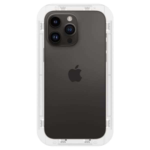 Spigen Glas.tR EZ Fit Härdat Glas för iPhone 14 Pro Max - 2-pack