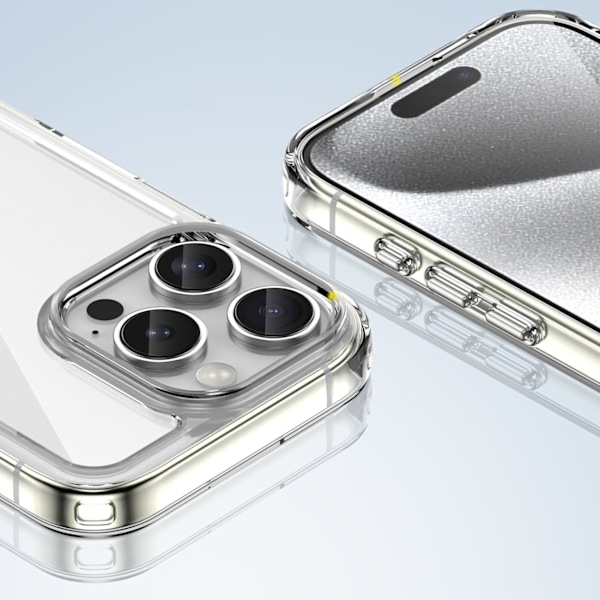 Genomskinligt Gelramsetui Outer Space för iPhone 16 Pro Max