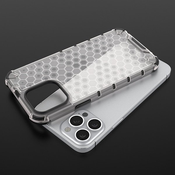 Stötdämpande Skal Honeycomb Blå Gelram för iPhone 13 Pro Max