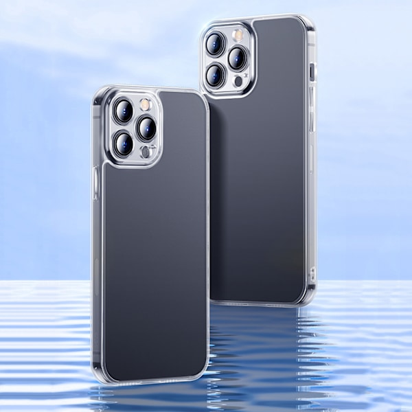 Baseus Frostad Glasfodral för iPhone 13 Pro Max - Styv Transpare