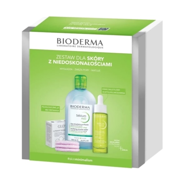 Bioderma Sebium Julset 2024: H2O 500ml/ Serum 30ml & Återanvändb