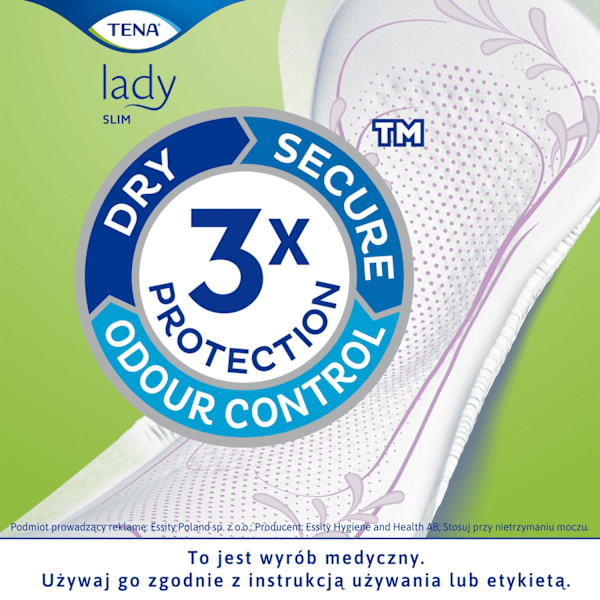 Tena Lady Slim: Inkontinensskydd/ Normal/ 12 st.