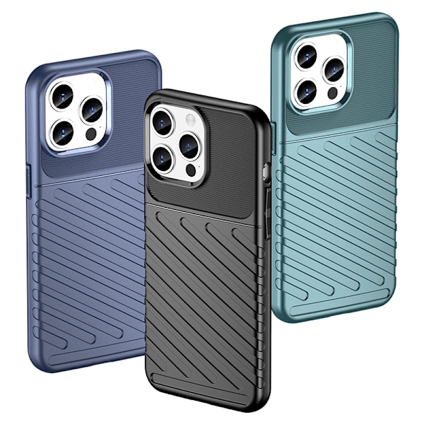 Robust Skal iPhone 15 Pro Max Thunder - Svart