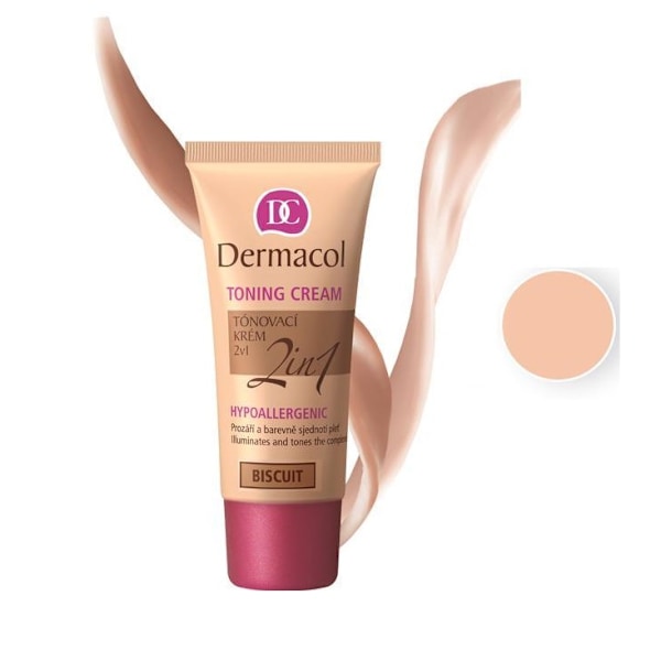 Dermacol Återfuktande Ansiktskräm och Foundation Biscuit/ 30 ml