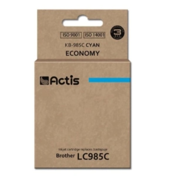 Brother KB-985C Cyan Patron - Premium Tusch (Ersättare för LC985