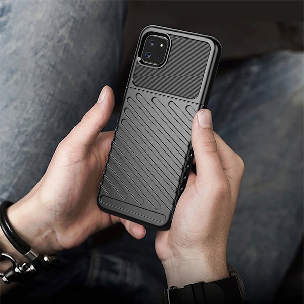 Samsung Galaxy A22 5G Robust Fodral - Svart Thunder Case