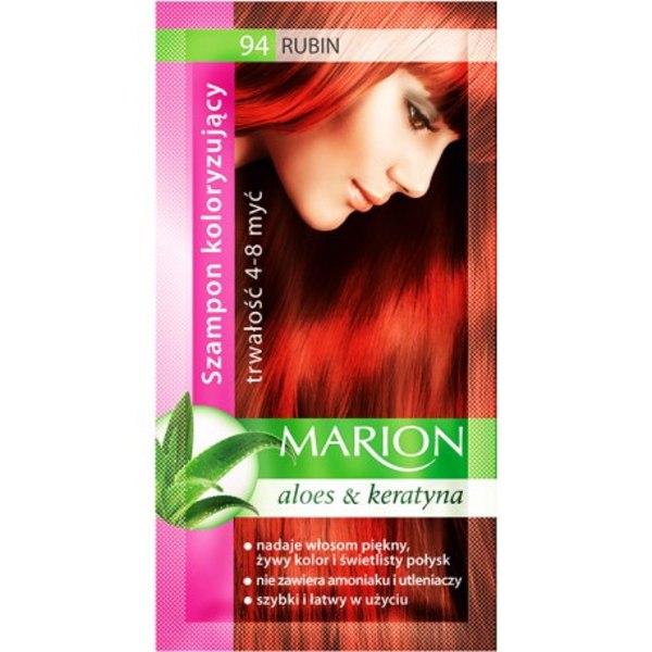 Marion Hiusväriä Korostava Shampoo 94 Ruby 40 ml