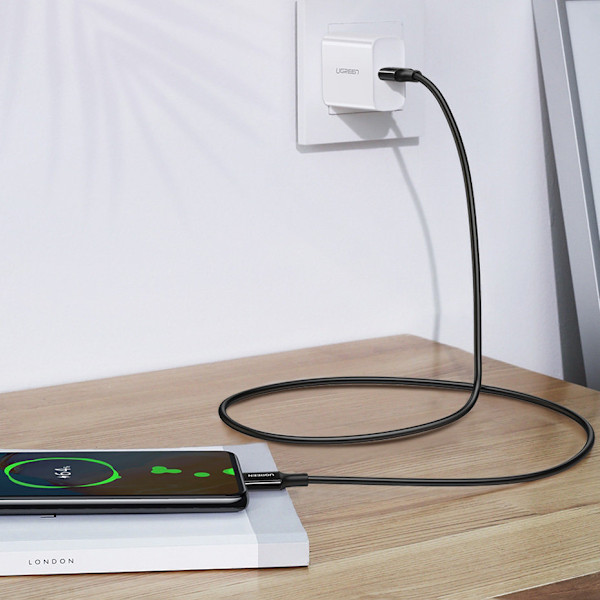 Ugreen USB-C till USB-C Kabel/ 1 meter/ Vit (US300)