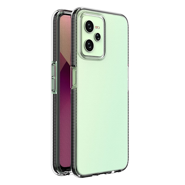 Realme C35 Fodral med Svart Silikon och Ram