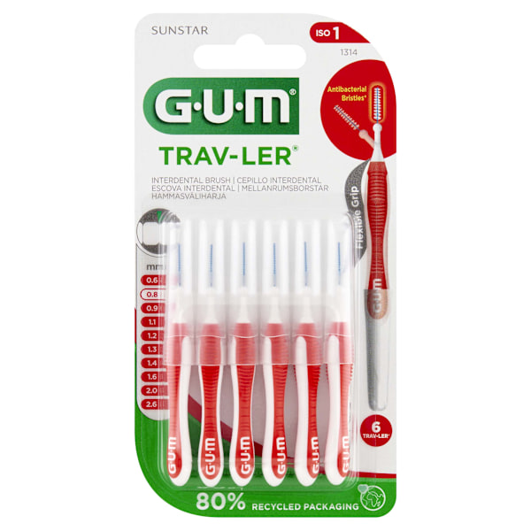 Interdentalborste/ 0/8 mm/ 6-pack