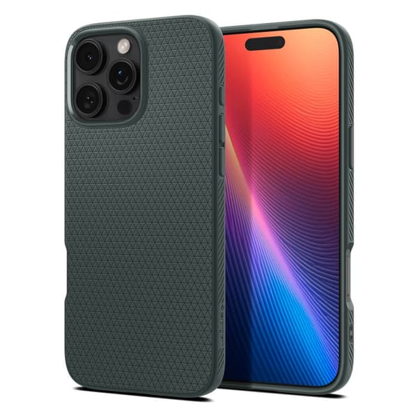 Spigen Liquid Air Skal för iPhone 16 Pro Max - Grön