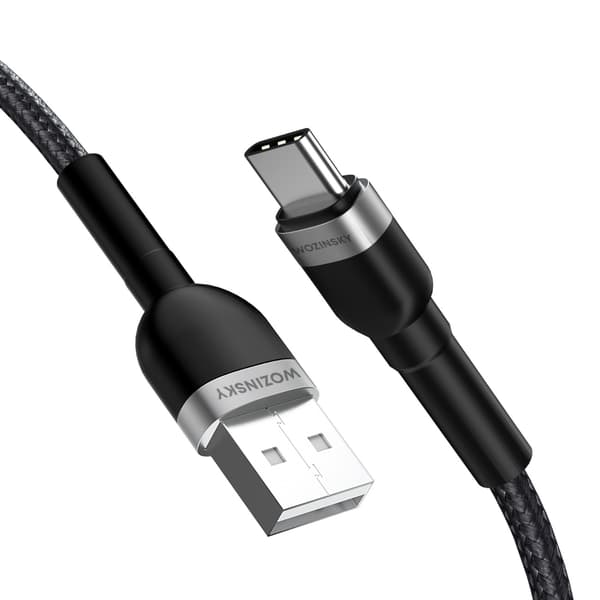 Wozinsky USB-A till USB-C Kabel 2m 2/4A - Svart
