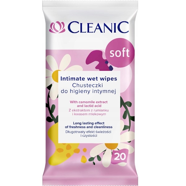 Cleanic Soft Intimhygien Servetter/ 20 stycken