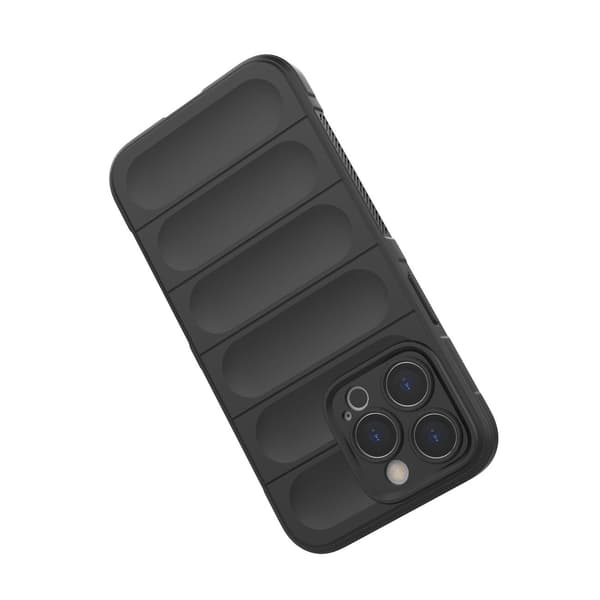 Elastiskt stötfångarskydd för iPhone 13 Pro Max mörkblått – Magi