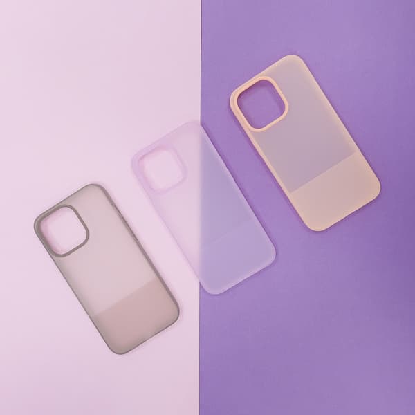 Kingxbar Plain Series silikonskal till iPhone 13 Pro Max - Grå