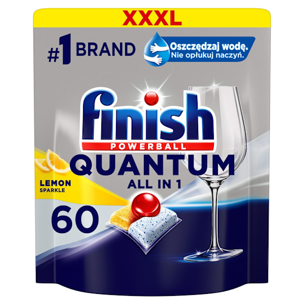 Finish/ Kvantum Allt i 1 Citron Diskmedelstabletter/ 60 st.