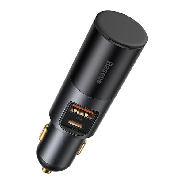 Baseus Dela Tillsammans Billaddare USB / USB Typ C / Cigarettänd