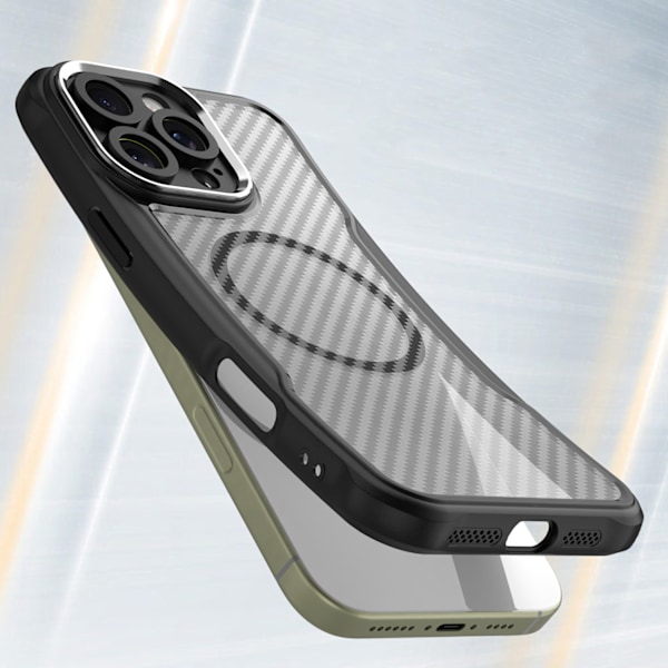 Silikonskal i Leading-serie med MagSafe för iPhone 16 Pro - svar