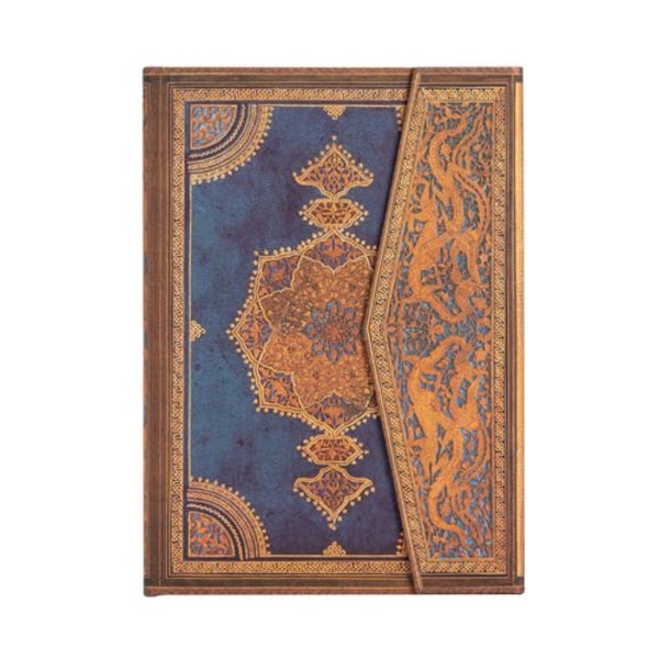 Anmärkningar Safavid Indigo Midi Linjerad Block